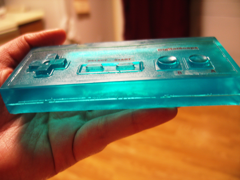 Illustration for article titled Console Controller Soaps Wash Up Your Sweaty Gaming Hands